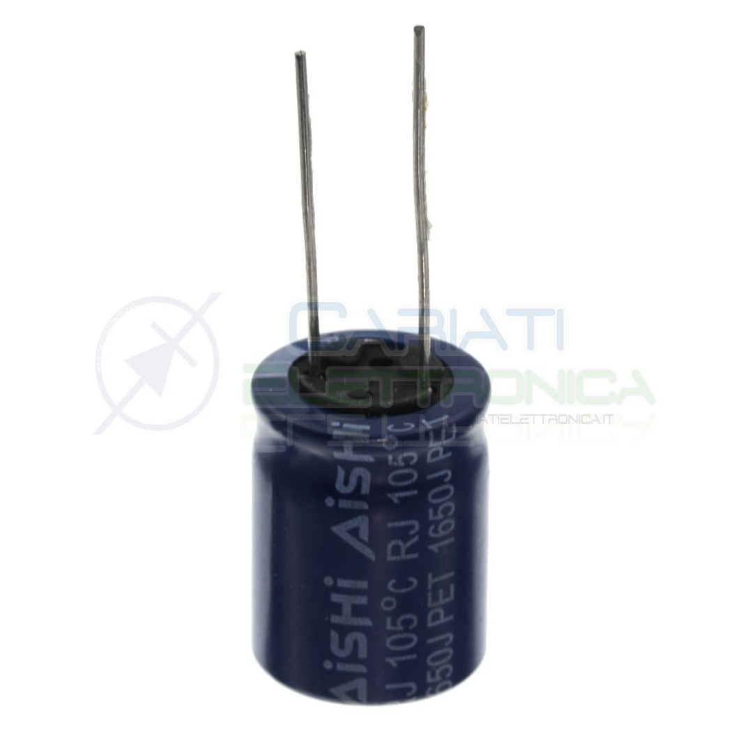 Capacitor 560uF 63V electrolytic 105° 16x20 mm Pitch connector 7,5mmAishi