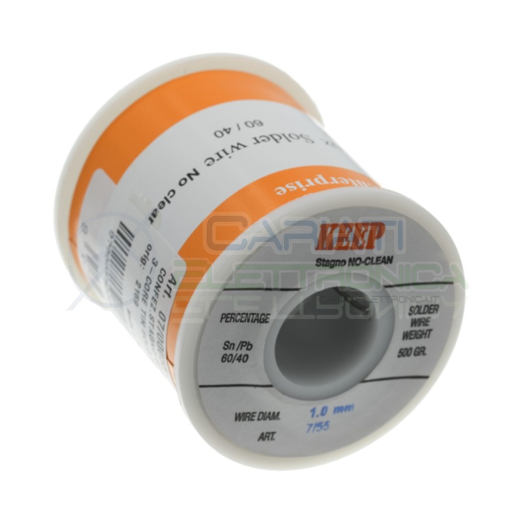 500g Stagno da 1mm 60/40 Bobina rotolo no-clean Keep per saldatura 0,5 kg  Keep