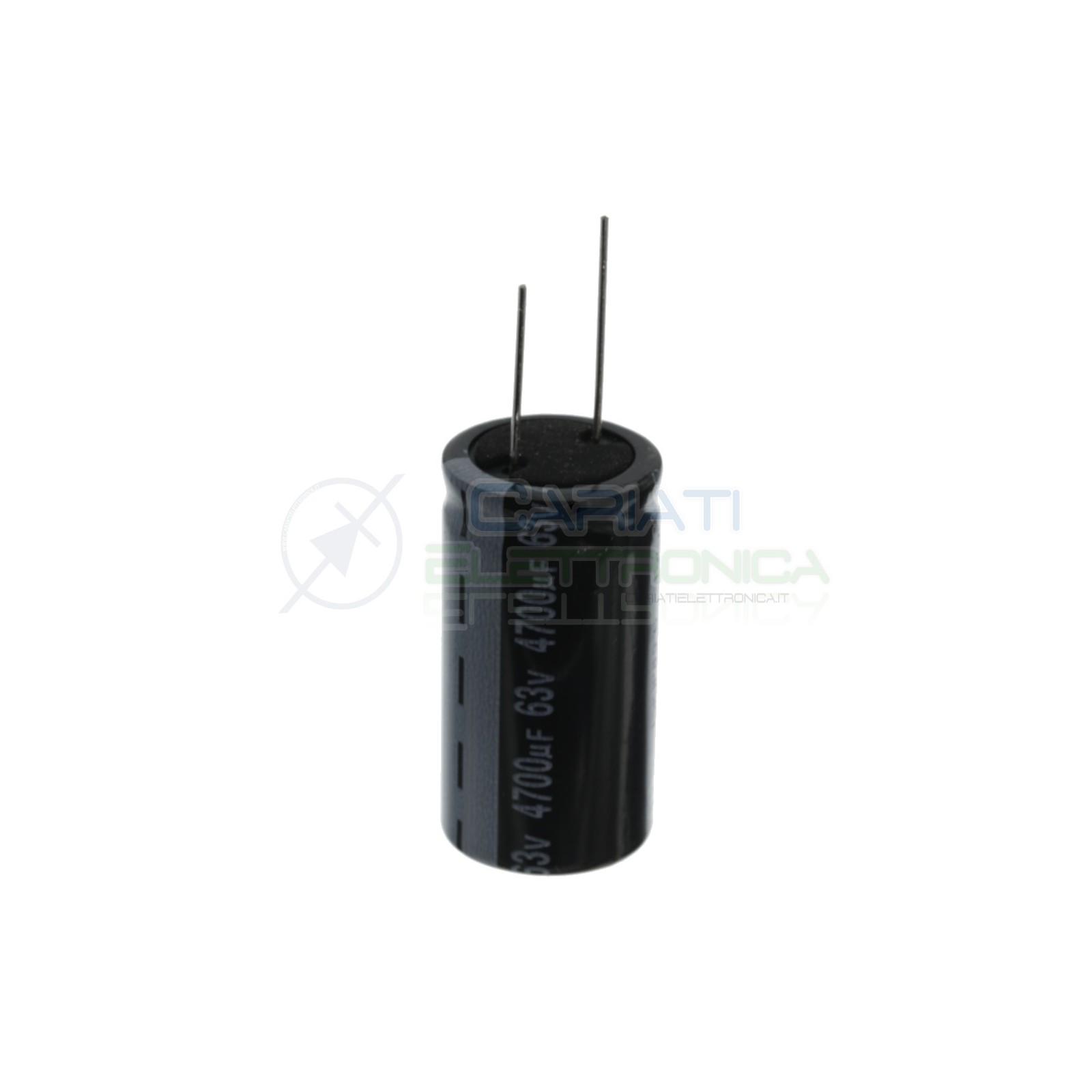 Condensatore 4700uF 63V elettrolitico 85° 25x50mm pitch 12,5mm Jamicon Jamicon