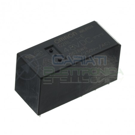 G2RL-1-E Relè con bobina 48V Spdt 16A 250V Singolo scambio 8 pin Omron