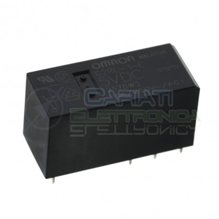 G2RL-1-E Relè con bobina 5V Spdt 16A 250V Singolo scambio 8 pin Omron