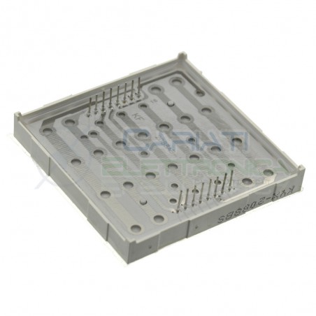 8X8 Led matrix red size 60x60mm 64 Dots 1,8V model 2088B 24pinsGenerico