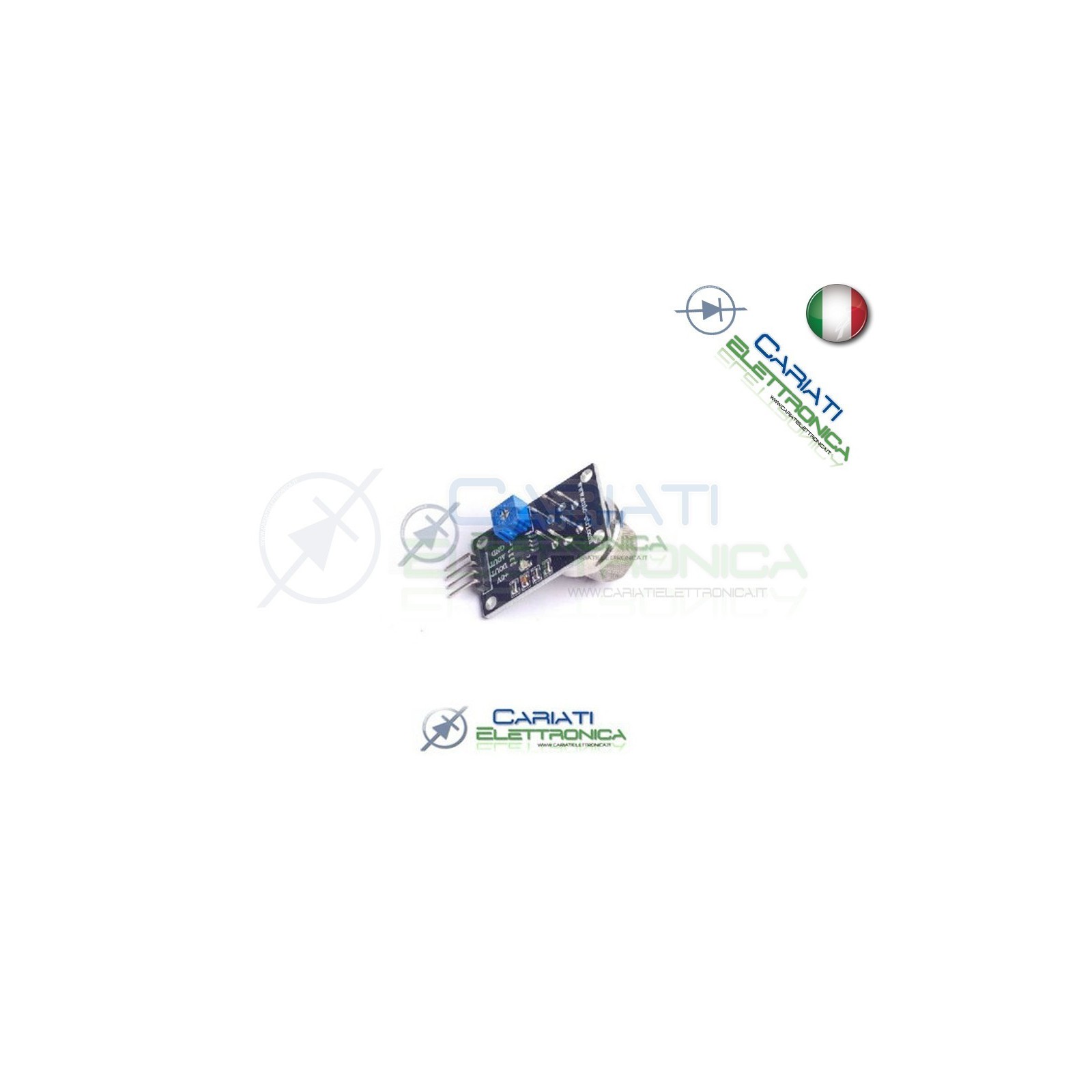 Sensore MQ-5 LPG Gas naturali compatibile arduino pic MQ5