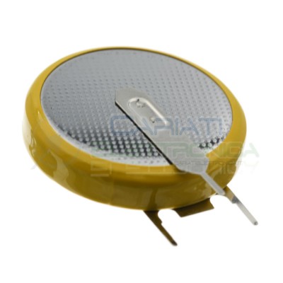 CR2450 Battery 3V 530mah Lithium with soldering pins Button Coin CellExtracell