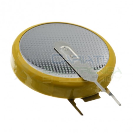 CR2450 Battery 3V 530mah Lithium with soldering pins Button Coin CellExtracell