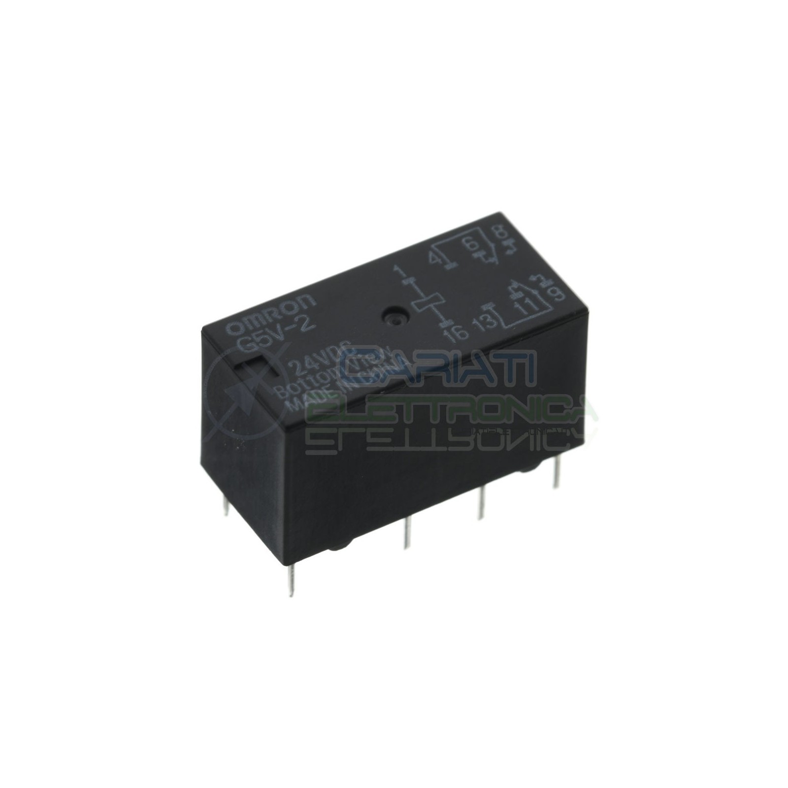 Omron G5V-2 24Vdc Relè con Bobina 24V Dpdt doppio scambio 2A 8 pin Omron