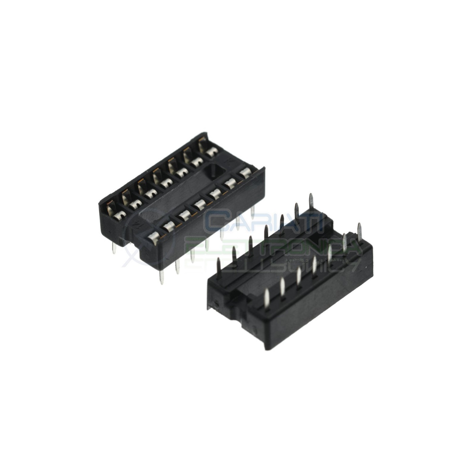 10 pcs Dip Socket adapter 14 Pins for electronic chip Ic pitch pin 2,54mmAssmann