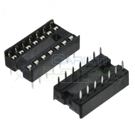 10 pcs Dip Socket adapter 14 Pins for electronic chip Ic pitch pin 2,54mmAssmann