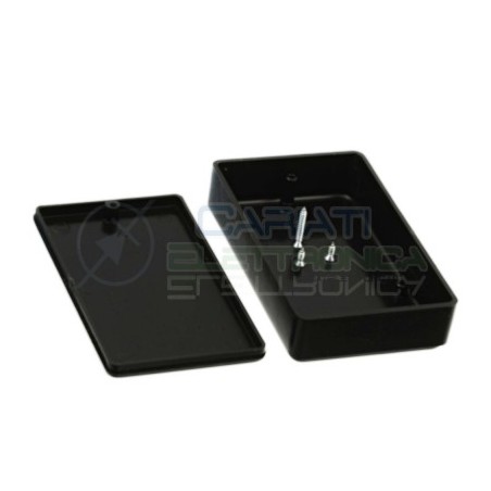 10 pezzi Contenitore 90x56x23 mm - custodia per elettronica ABS nero