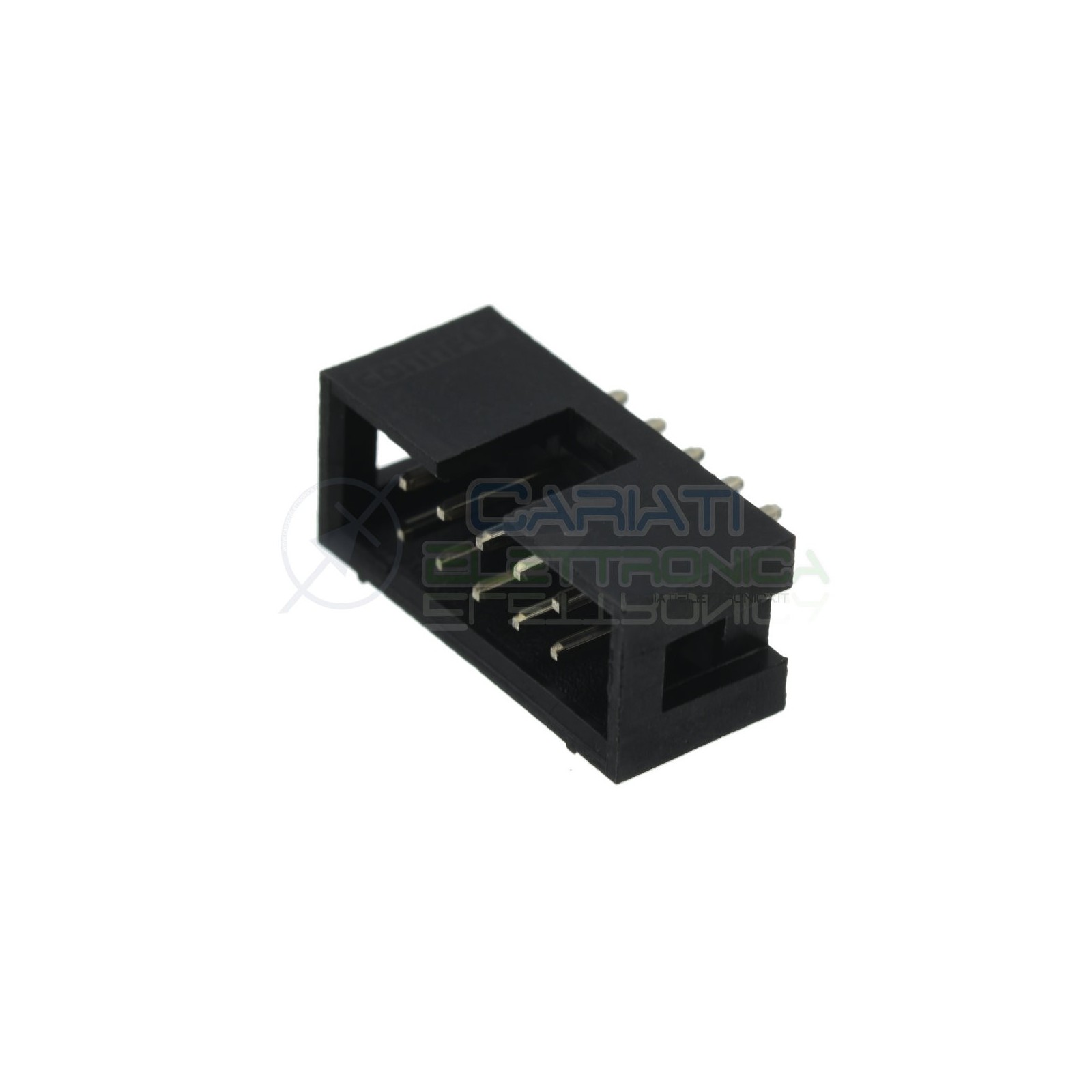 2 pezzi Connettore Socket Idc per cavo Flat Maschio 10 Poli 2 Linee
