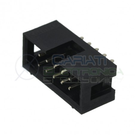 2 pcs Socket Connector Idc for Flat cable male 10 Pins 2 Rows