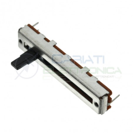 Potenziometro a slitta 100K mono lineare 45mm B100k slide 100kohm Mixer Audio Generico