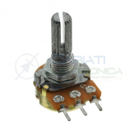 Potenziometro 10Kohm Logaritmico Mono A10K Perno 20mm