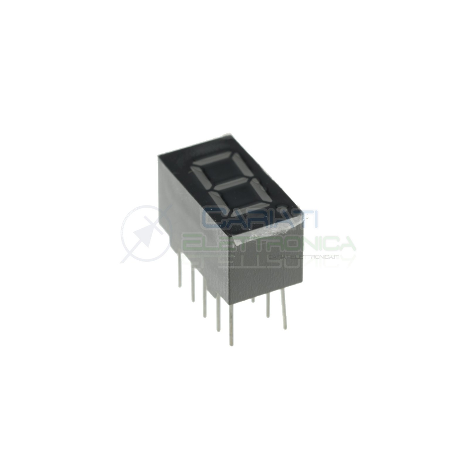 2 Pcs 7 Segment Led Display 0.36" Red 14x8mm Common Cathode