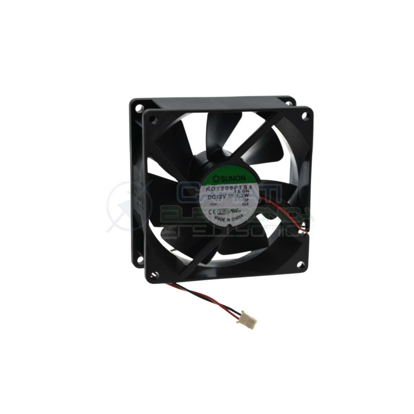 Cooling Fan 12V 90x90x25mm 1,2W KD1209 Heating SystemSunon