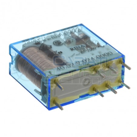 Relay 40.52.9.024.0000 Voltage Coil 24V DPDT 8A 250Vac 30VdcFinder