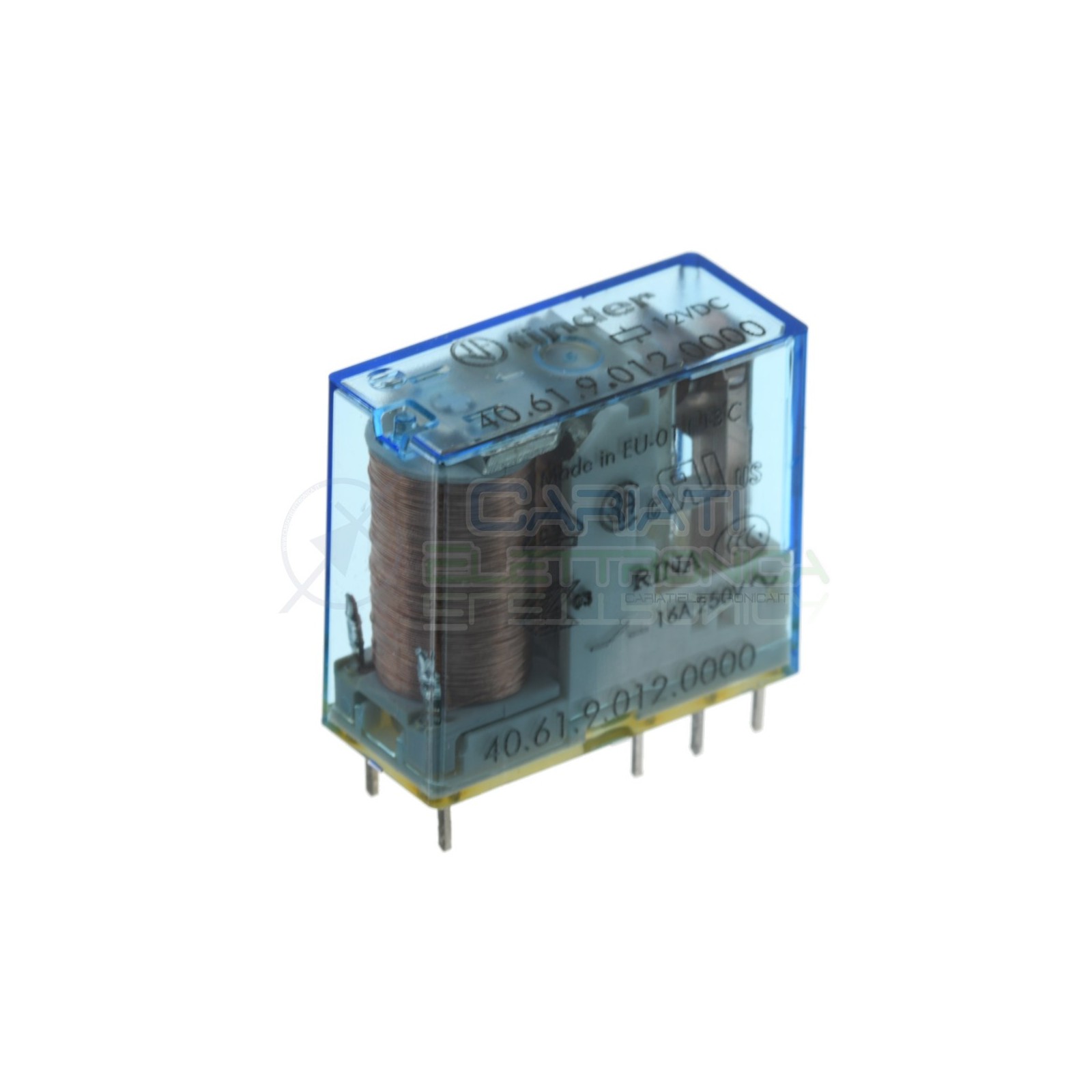 Relè 40.61.9.012.0000 Bobina 12V Spdt 16A 250Vac 30Vdc Finder Finder