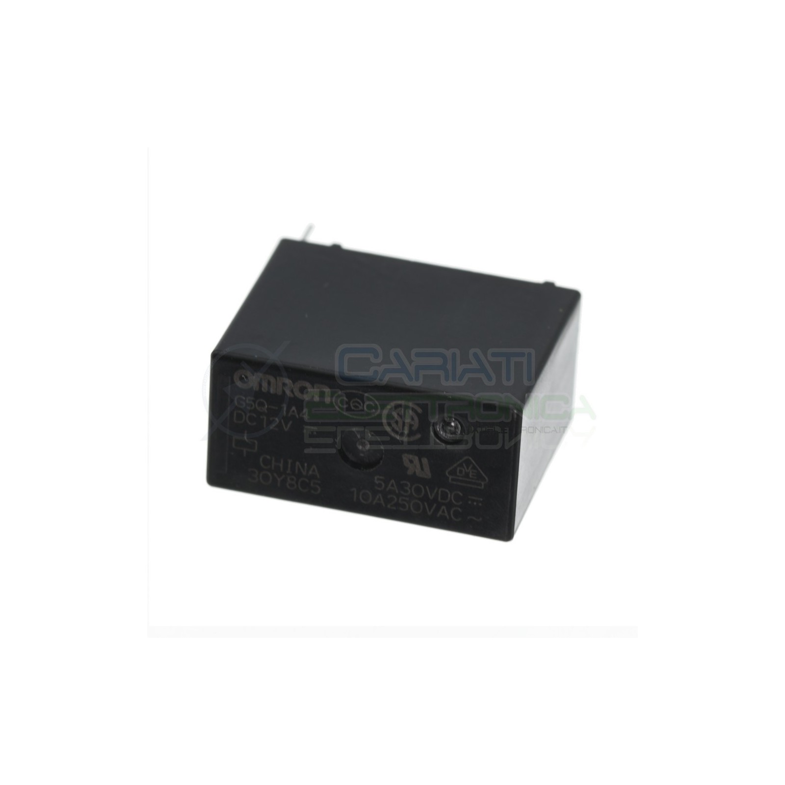 Relay G5Q-1A4 12V Omron Spst 10A 250Vac 5A 30Vdc G5Q1A4 DC12VOmron