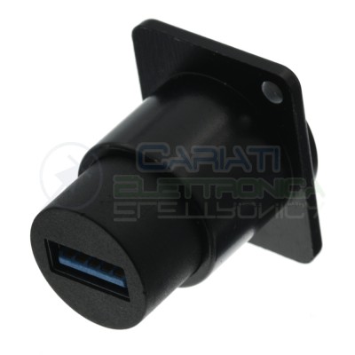 Presa Usb 3.0 da Pannello Tipo A Adattatore maschio maschio Generico