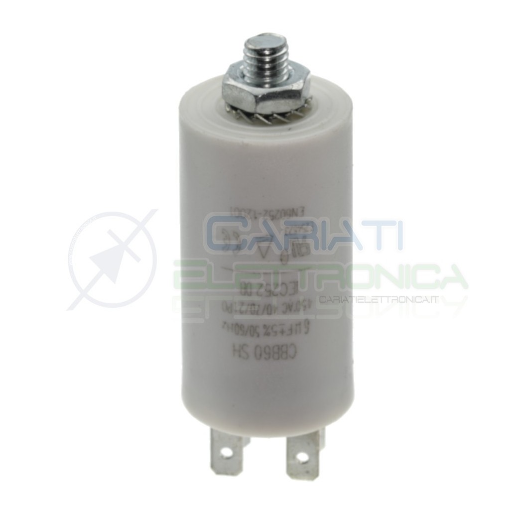 Start Capacitor for Motor AC 6uF 450V Electric Motor Pump ect