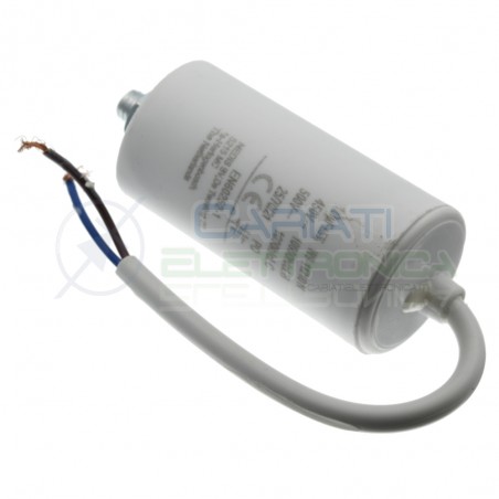Start Capacitor for Motor AC 12uF 450V with cable Electric Motor Pump ect