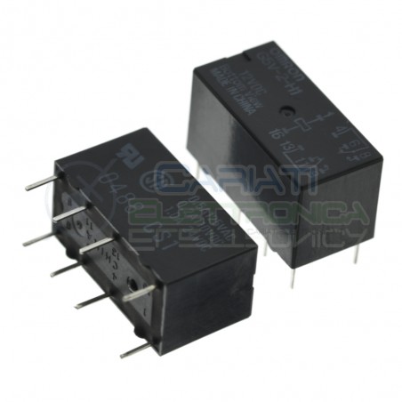 Relay G5V-2-H1 Voltage Coil12V Dc DPDT 2A OmronOmron