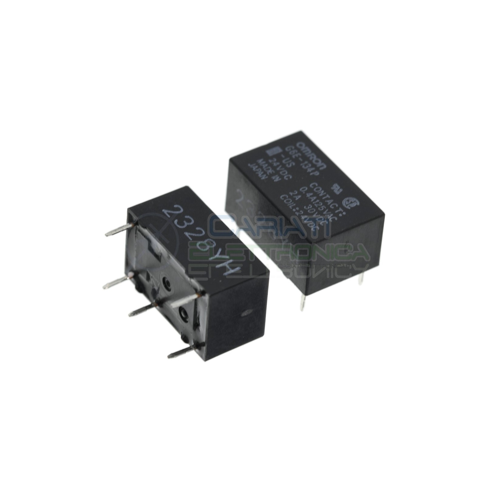 Relè G6E-134P-US 24V Dc SPDT 2A 30V 0.4A 125V singolo 1 scambio Omron Omron