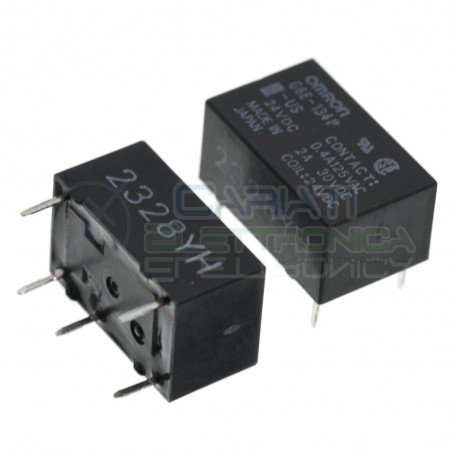 Relè G6E-134P-US 24V Dc SPDT 2A 30V 0.4A 125V singolo 1 scambio Omron Omron