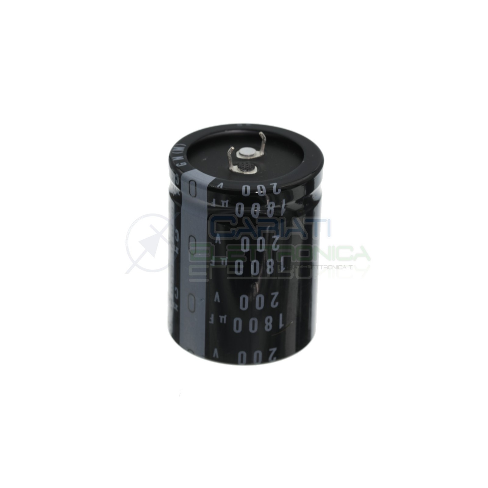 1800uF 200V Condensatore Elelettrolitico Snap-In 35x45mm 105° passo 10mm Nichicon Nichicon