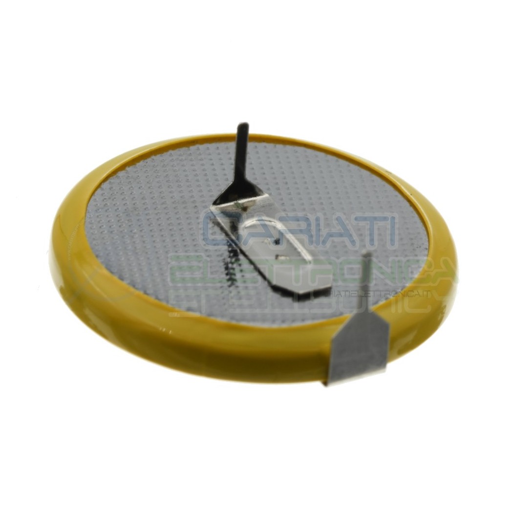 CR2430 Batteria 3V 300 mAh a saldare pila a bottone 2 Pin Extracell Extracell
