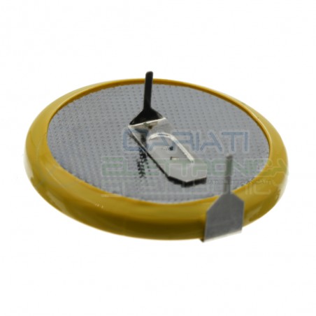 CR2430 Batteria 3V 300 mAh a saldare pila a bottone 2 Pin Extracell Extracell