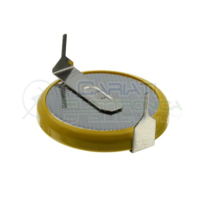 CR2430 Battery 3V 270mah Lithium with soldering pins Button Coin CellExtracell