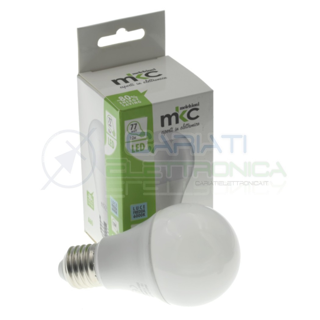 Led lamp E27 12W 1050 Lumen Cool white 6000KMKC