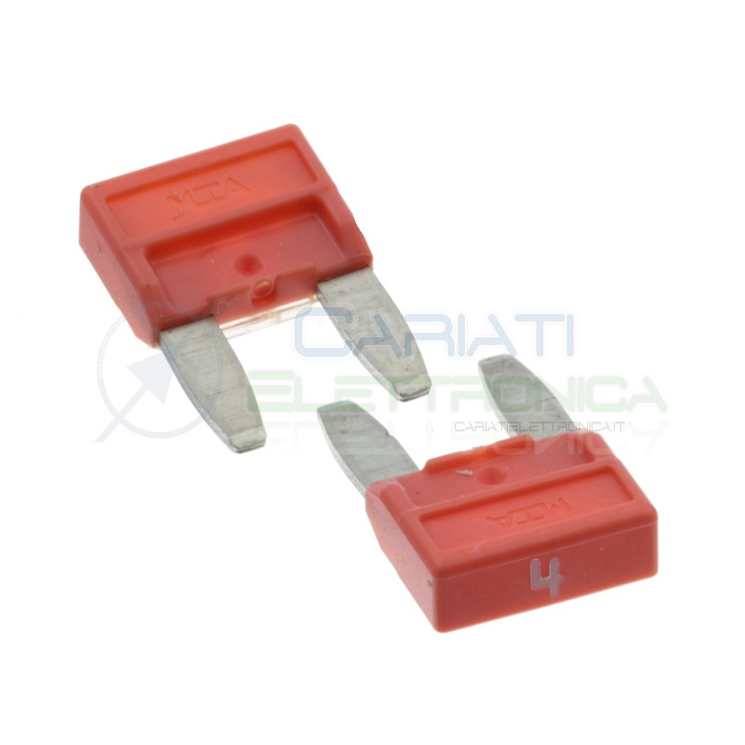 5 Pezzi Fusibile a Lama 4A 32V 11,9mm rapido Auto moto camper Mta