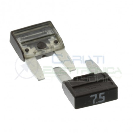 5 Pcs Blade Fuse 7,5A 32V fast 11,9mm for car camperMta