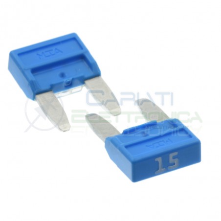 5 Pcs Blade Fuse 15A 32V fast 11,9mm for car camperMta
