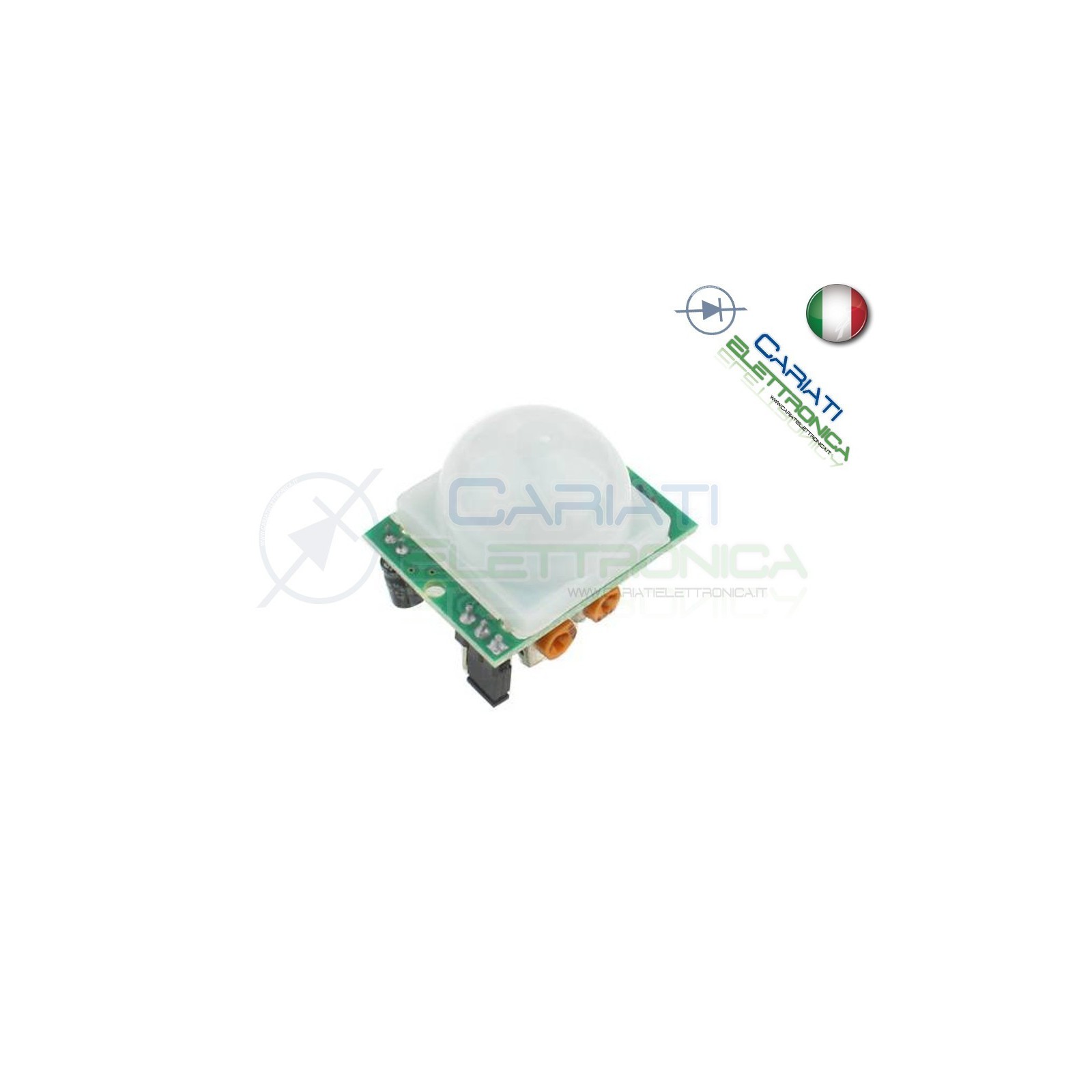 PIR sensore infrarosso movimento HC-SR501 pic arduino shieldGenerico