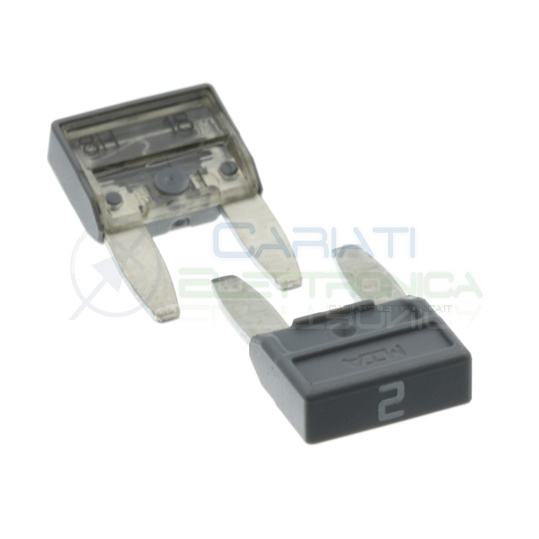 5 Pcs Blade Fuse 2A 32V fast 11,9mm for car camperMta