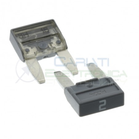 5 Pezzi Fusibile a Lama 2A 32V 11,9mm rapido Auto moto camper Mta