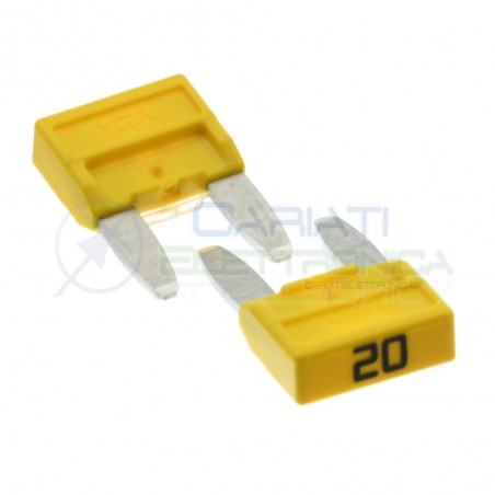 5 Pcs Blade Fuse 20A 32V fast 11,9mm for car camperMta
