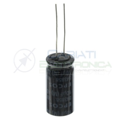 copy of 5 pcs 220uF 16V Electrolytic Capacitor 8x8mm 85°C pin pitch 3,5mmEPCOS
