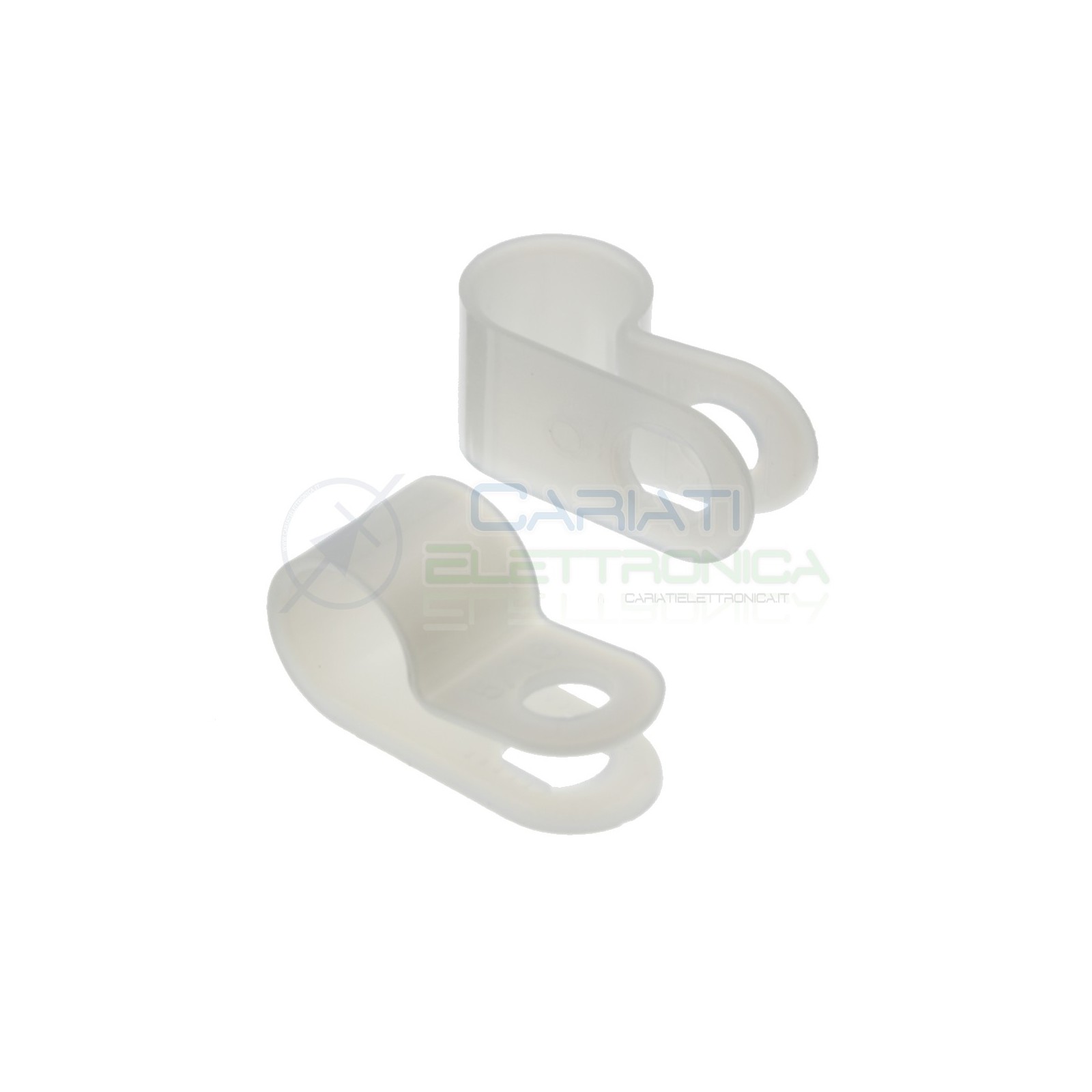 10 pcs Cable clamp diameter max 7,9mm Nylon 66Kss