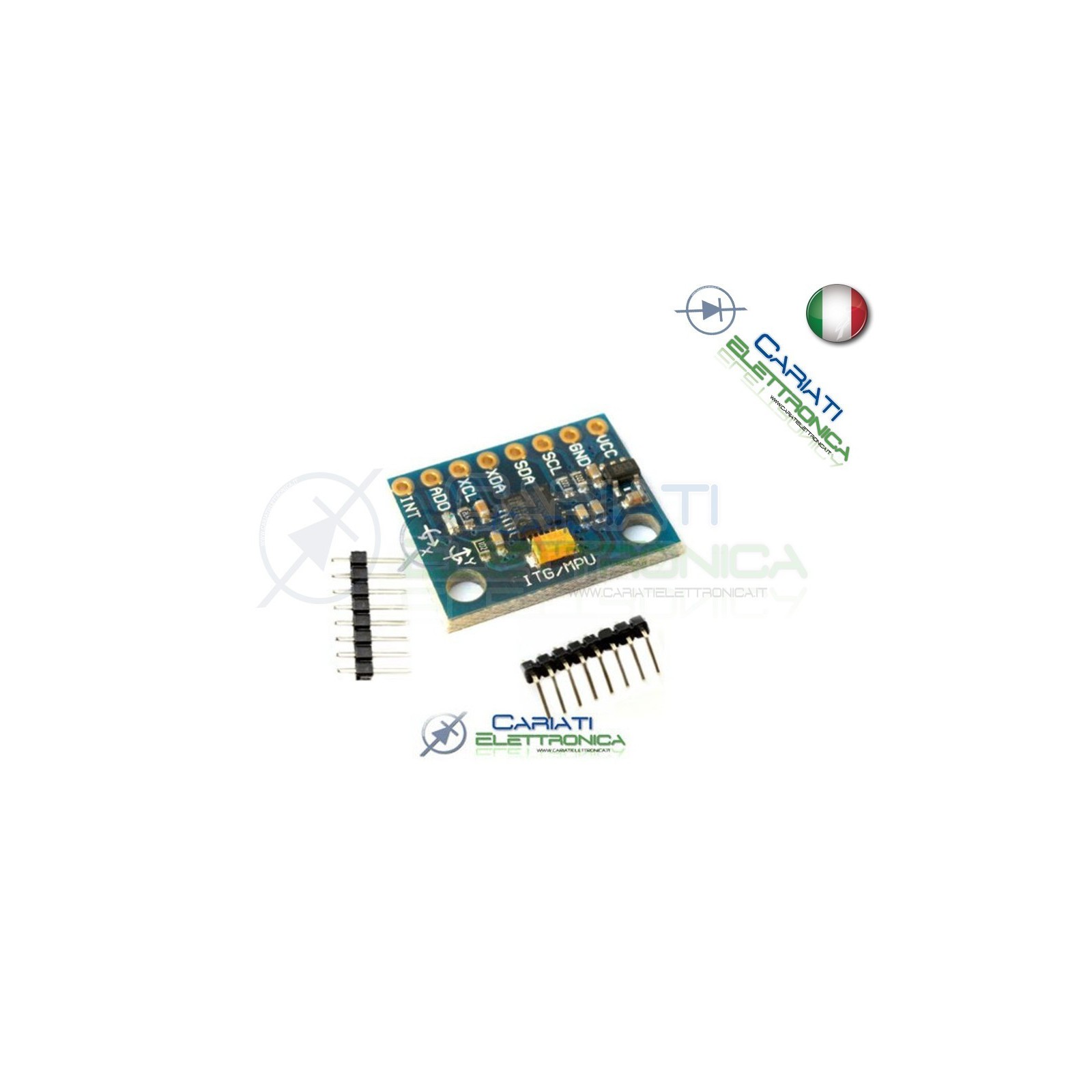 Giroscopio con accelerometro 3 assi Mpu-6050 shield arduino pic