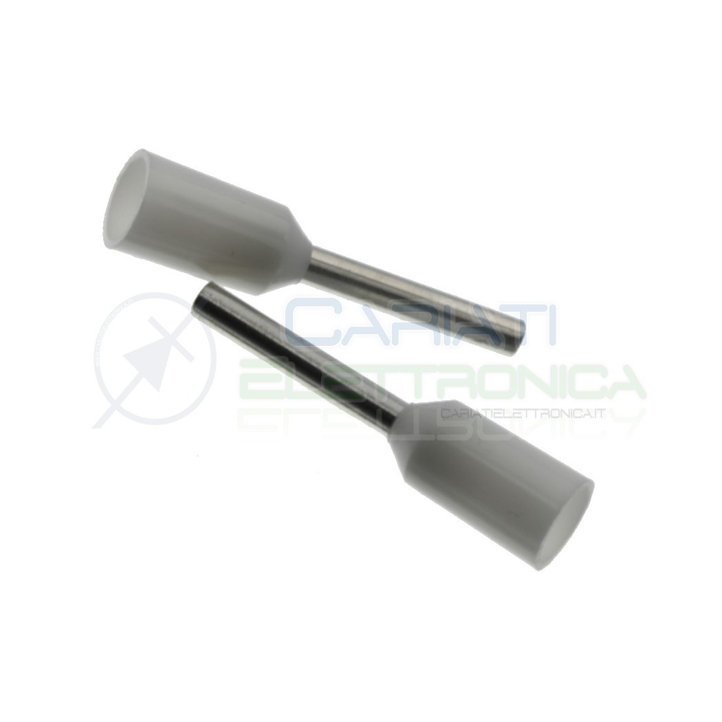 50pcs Copper Pre-Insulated Ferrule for Cable of 0,5mmqBM Group
