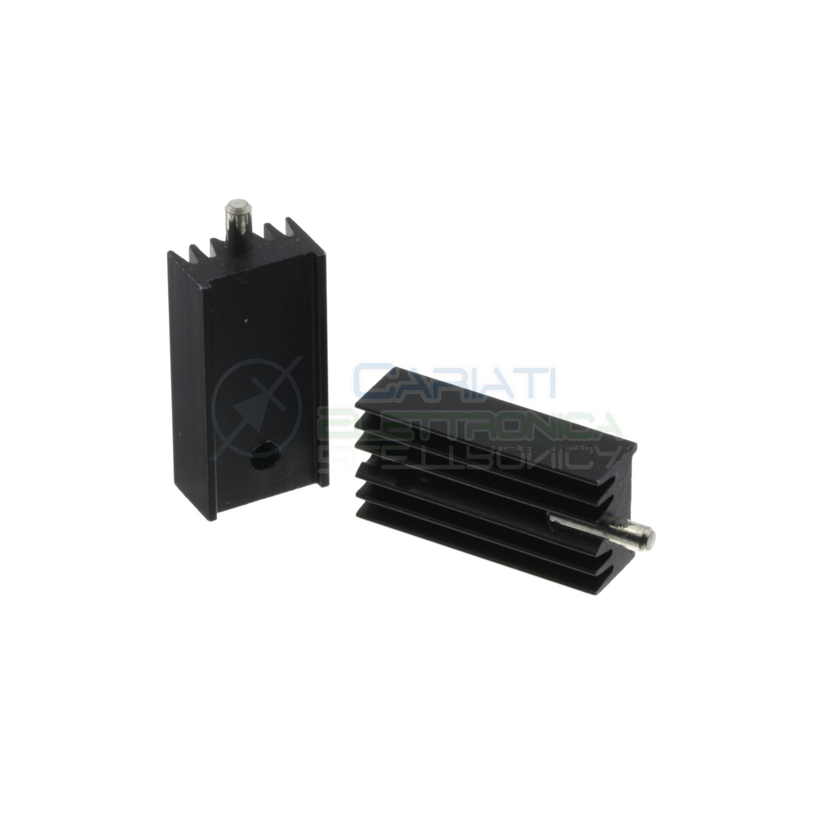 Heatsink in aluminium 12,5x7,5x25mm