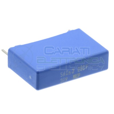 Condensatore 560nF 250V in Polipropilene MKP Passo 22,5mm 10%