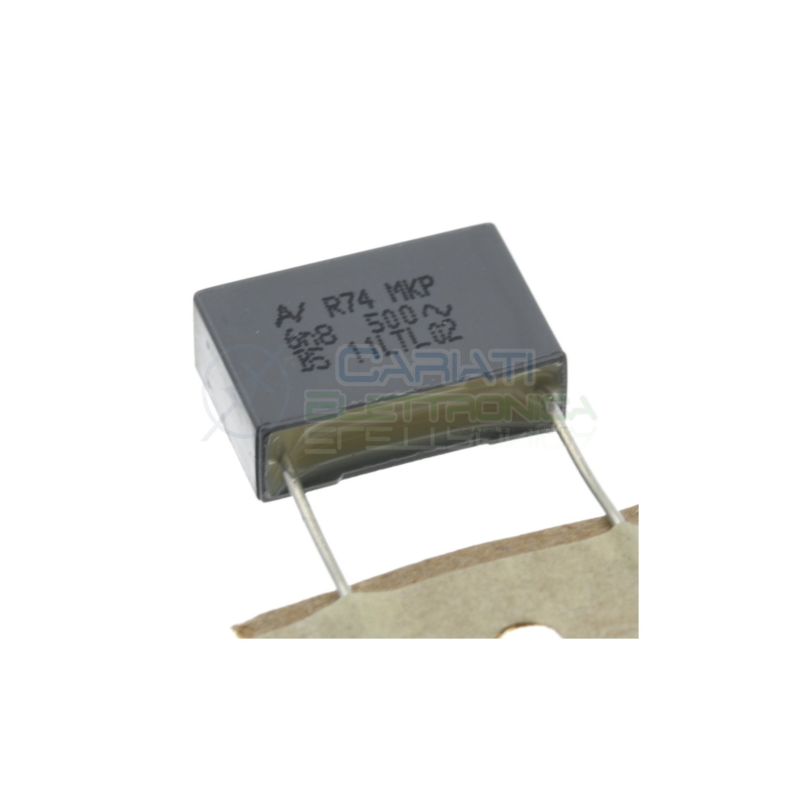 Condensatore 6,8nF 500V in Poliestere R74 MKP Passo 15mm 10% Kemet