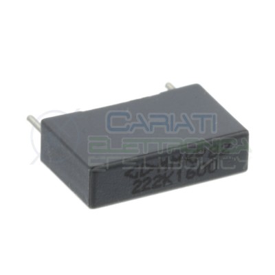 5 Pcs Capacitor 2,2nF 650V in polyester MMKP82 Pitch pin 15mm 10%
