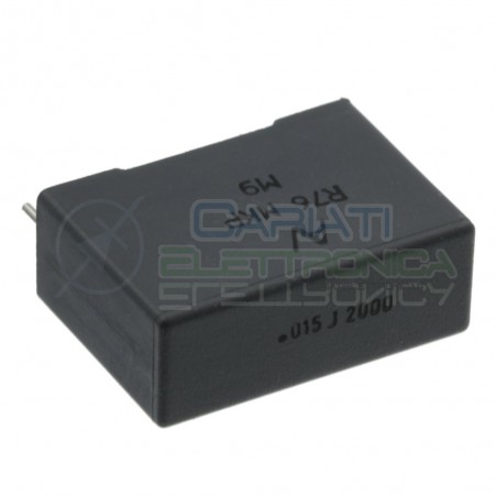 Condensatore 15nF 2000Vdc in Poliestere R76 MKP M9 Passo 22,5mm 5%