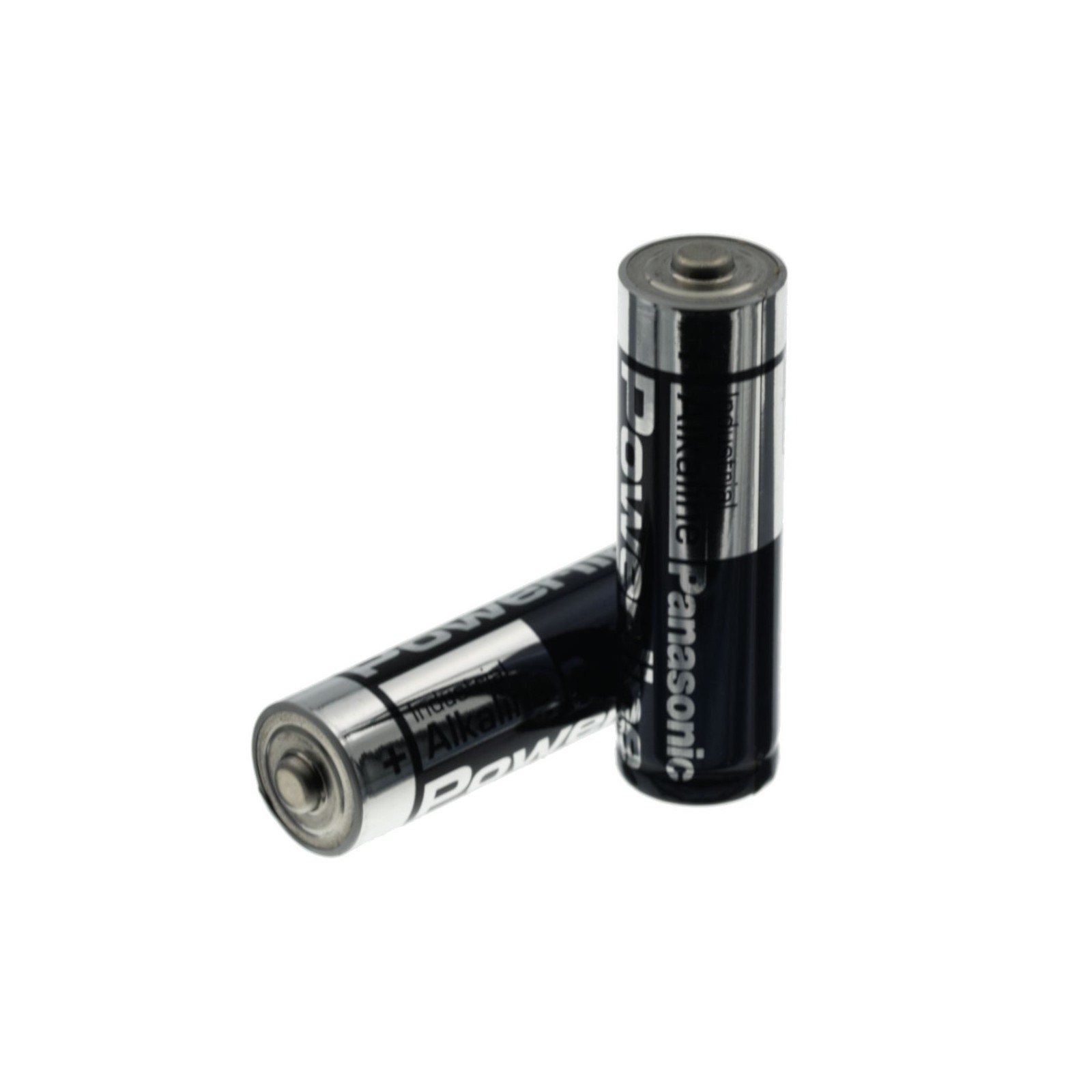 2 pezzi Batteria 1,2V AA LR6 Stilo 1,5 Volt Powerline Panasonic Alkalina Industrial Panasonic